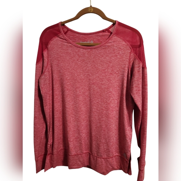 Reebok Tops - Reebok Athletic Long Sleeve Top Red/Pink